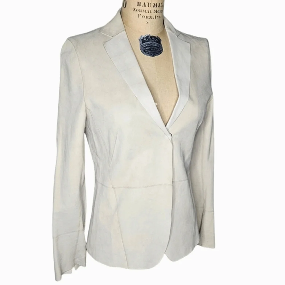 Akris Punto | Lambskin Suede Jacket | Women's | Size 4